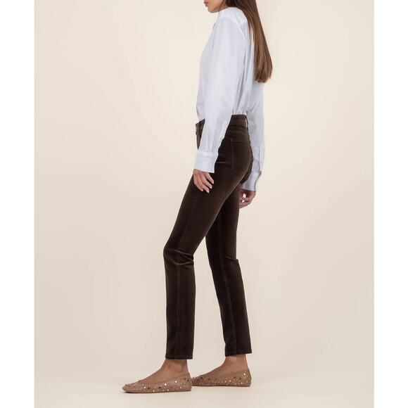NWT- KUT From The Kloth Catherine in Brownie Corduroy Boyfriend Sz:2 Ret$220 - Picture 4 of 6